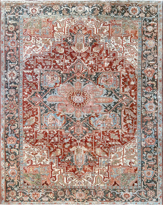 8x10 muted serapi heriz persian area rug Oriental rug shop San francisco bay area. Buy oriental rug shop online free shipping