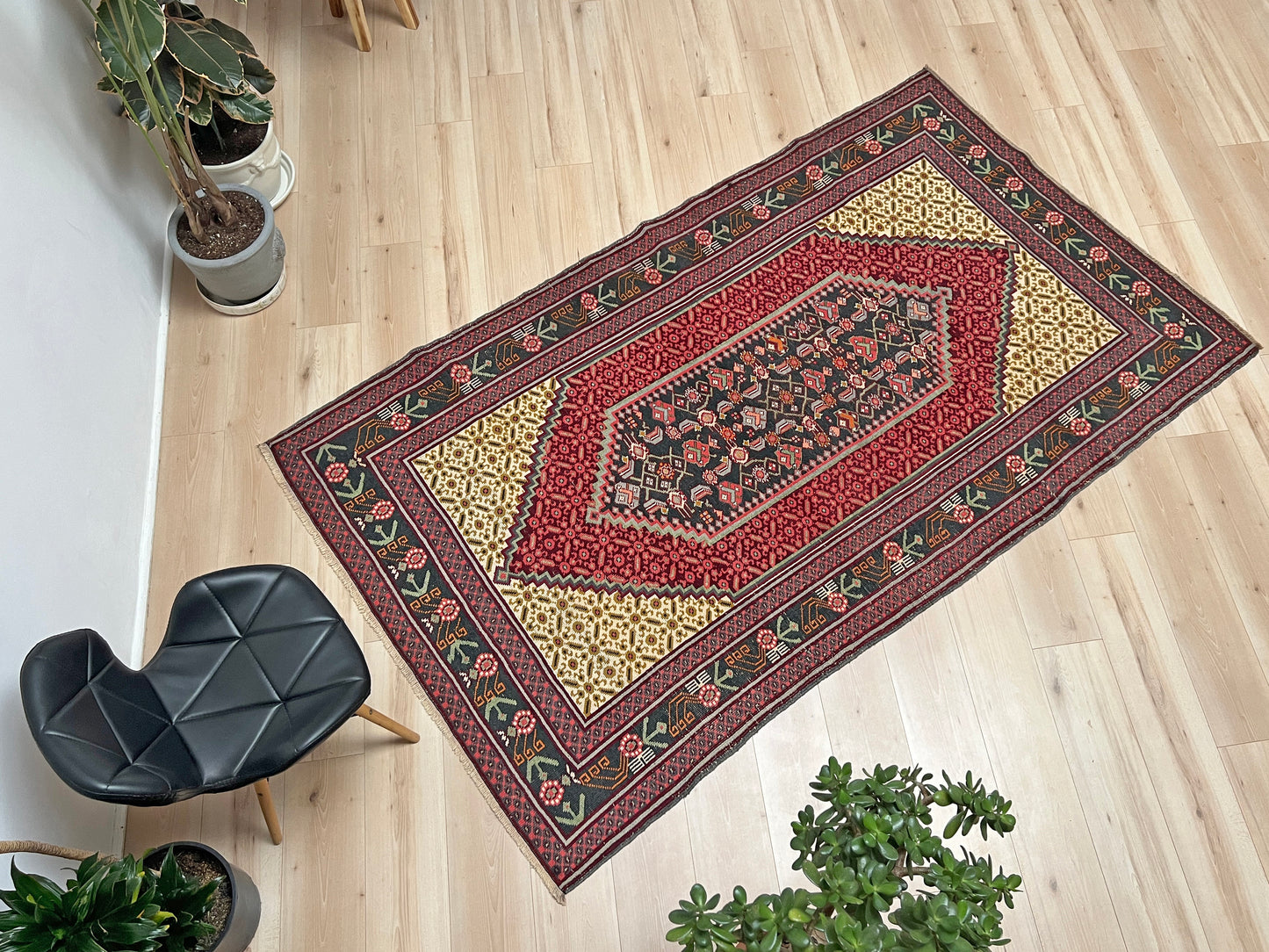 5x8 Senneh handmade Persian Rug Wide Runner. Oriental rug shop san francisco bay area. Buy wool carpet oriental rug online