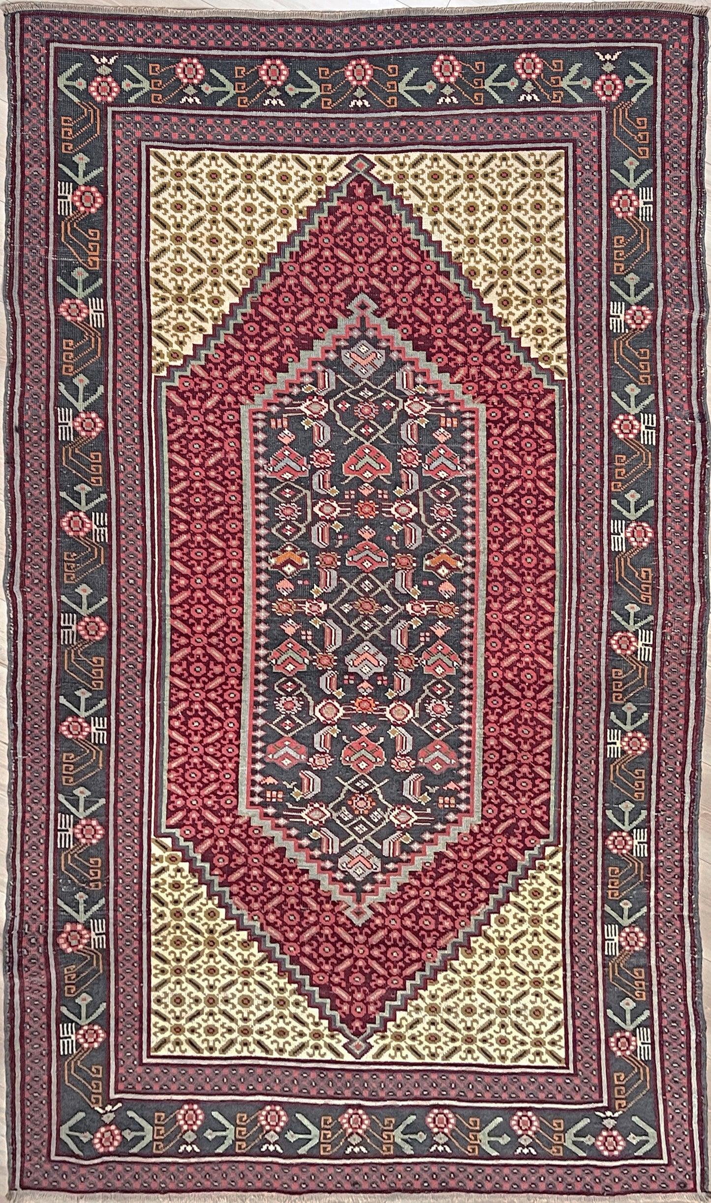 5x8 Senneh handmade Persian Rug Wide Runner. Oriental rug shop san francisco bay area. Buy wool carpet oriental rug online