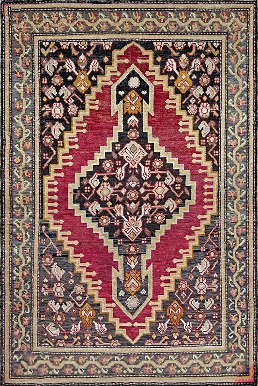 4x6 Derbend Vintage Handmade Rug. Buy Oriental Carpet shopping Palo Alto Berkeley San Francisco Bay Area. Scatter Rug for Dining, Kitchen, Bedroom, Nursery 