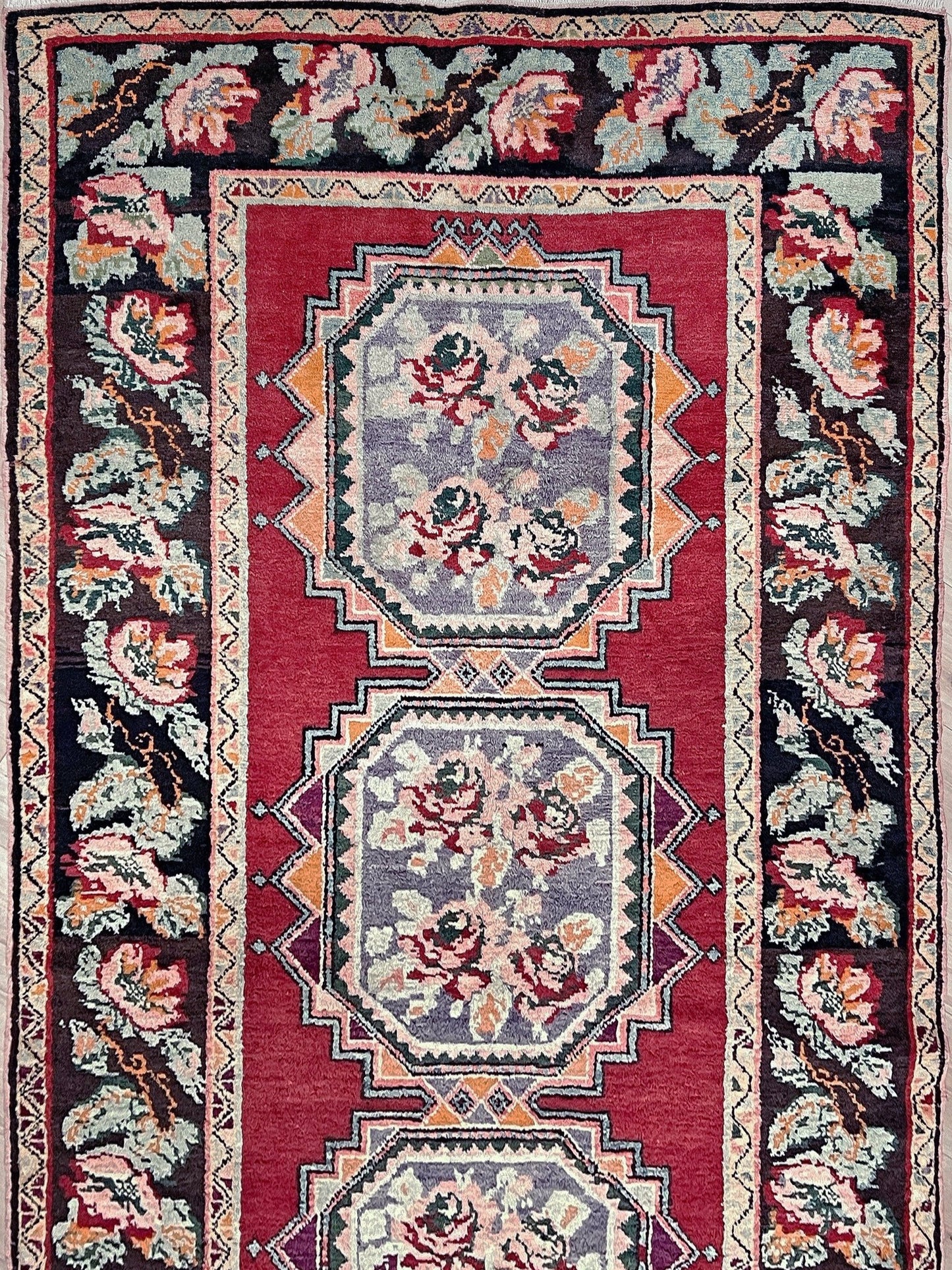 derbend karabagh caucasian rug. Oriental rug shop San Francisco Bay Area. 5x10 Wide runner handmade wool rug. Buy rug online