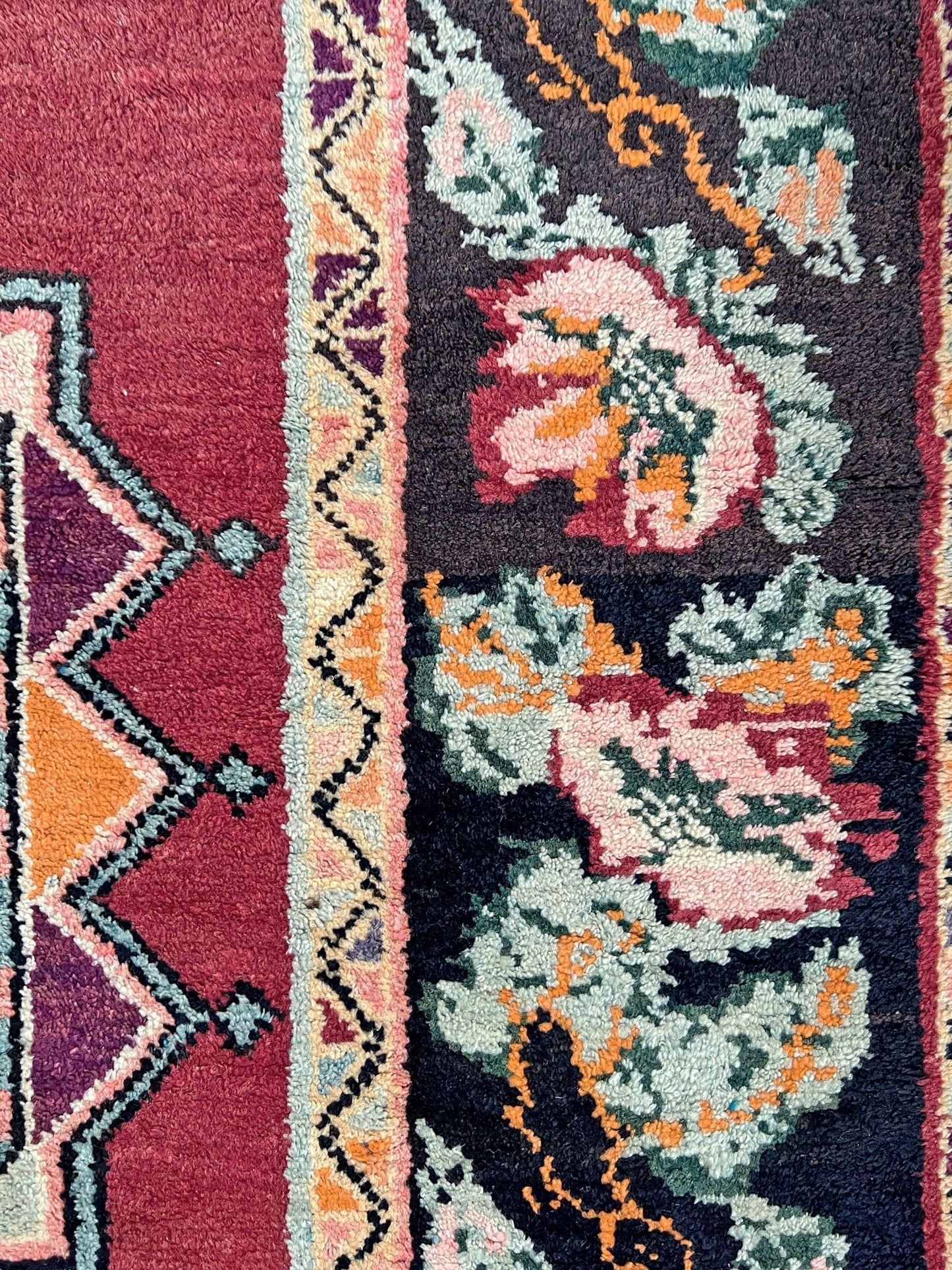 derbend karabagh caucasian rug. Oriental rug shop San Francisco Bay Area. 5x10 Wide runner handmade wool rug. Buy rug online