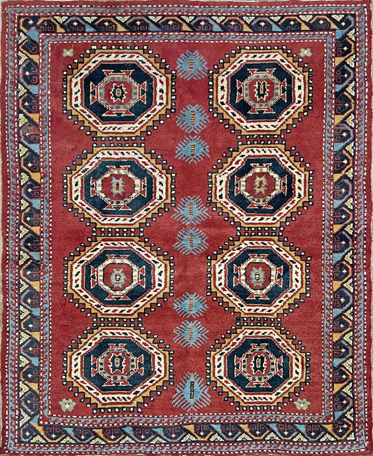 4x4 Derbend caucasian handmade wool scatter accent rug. Oriental rug shop san francisco bay area. Buy affordable rug online free shipping