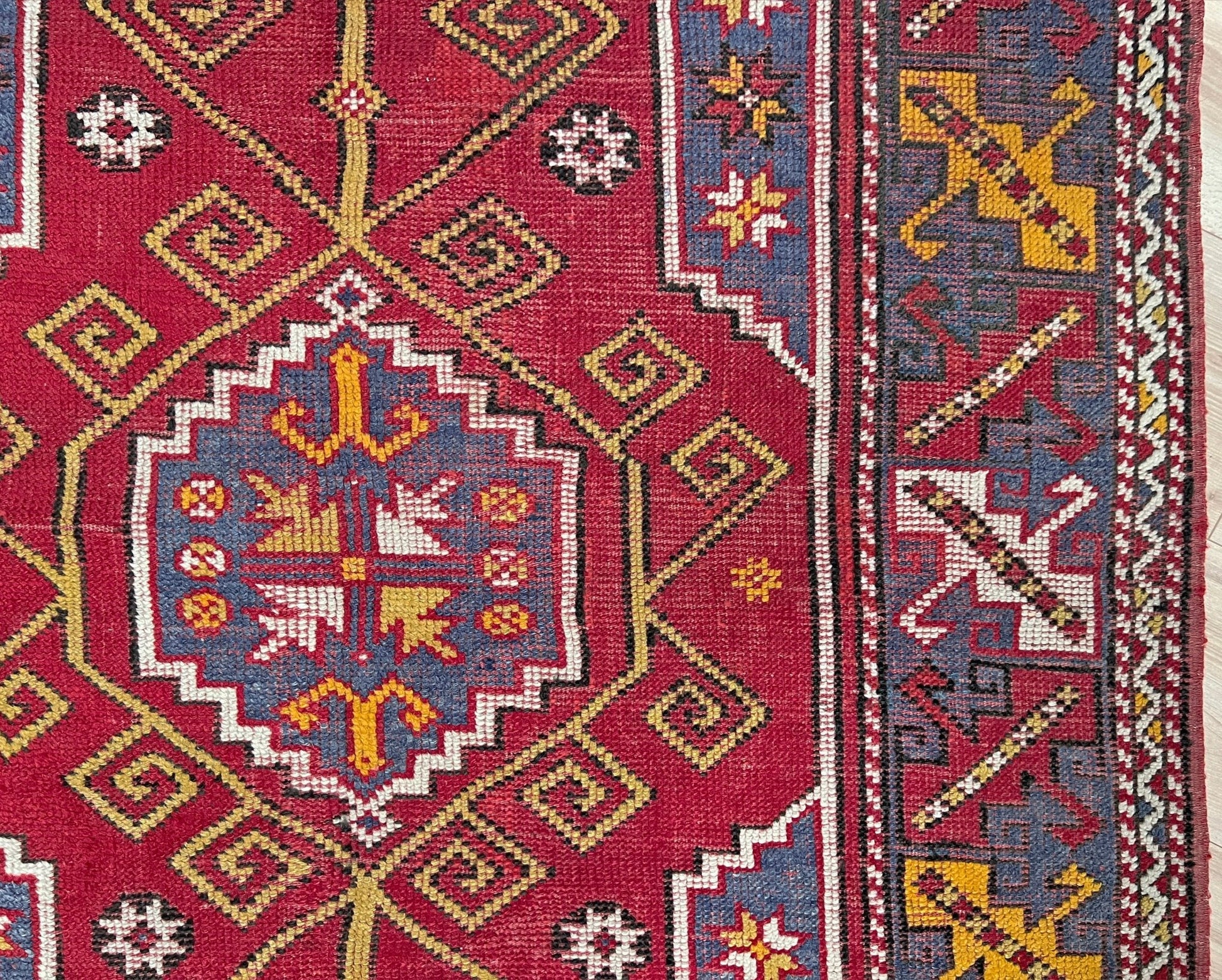 4x6 Canakkale vintage turkish rug Handmade wool scatter accent rug for nursery living room bedroom Turkish rug shop san francisco bay area