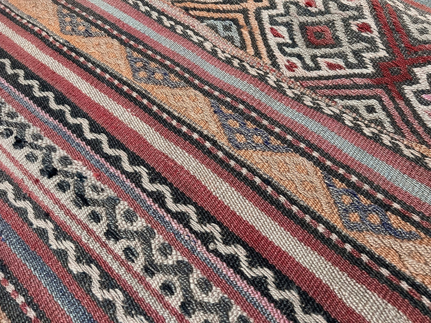 Canakkale • Handmade Turkish Kilim Rug (5'8"x7'6")