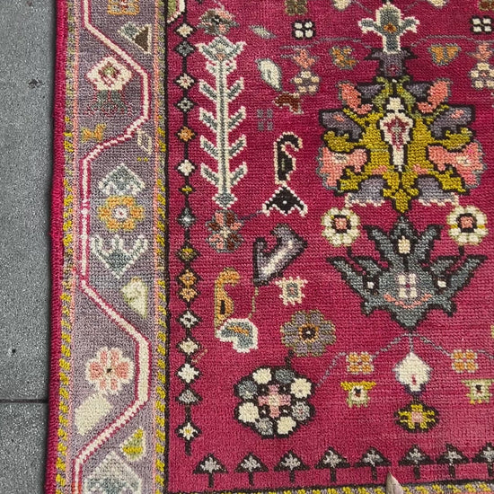 3x4 Maden handmade wool vintage turkish mini rug for entry bedroom bathroom under the desk nursery kitchen. Turkish rug shop san francisco bay area. Handmade wool rug buy online