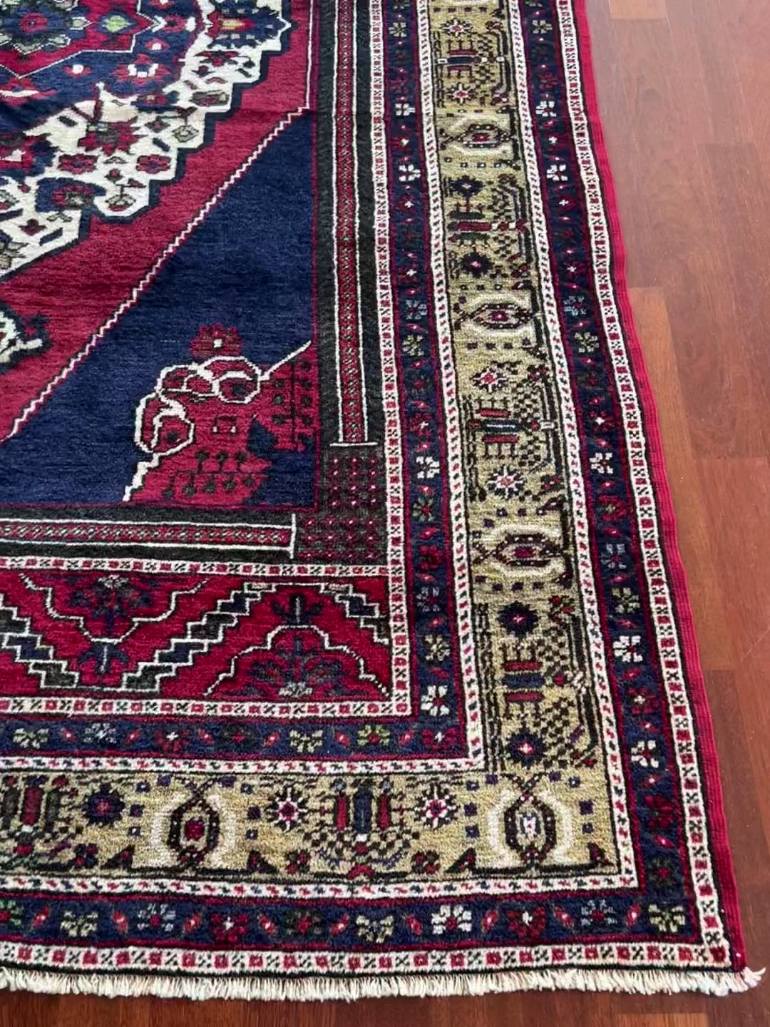 6x10 Blue Vintage Turkish Taspinar Rug Shop San Francisco Bay Area Palo Alto Berkeley. Handmade Wool Area Carpet Rug for Living Room, Dining, Kitchen, Bedroom. Free Shipping