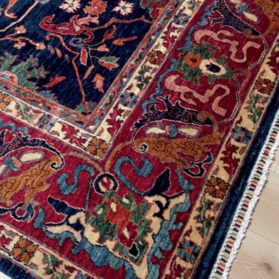 Ariana garrus bidgar luxury handmade rug. Persian wool carpet 10x14 for living room bedroom dining. Free shipping from the bes handmade rug shop San francisco bay area.