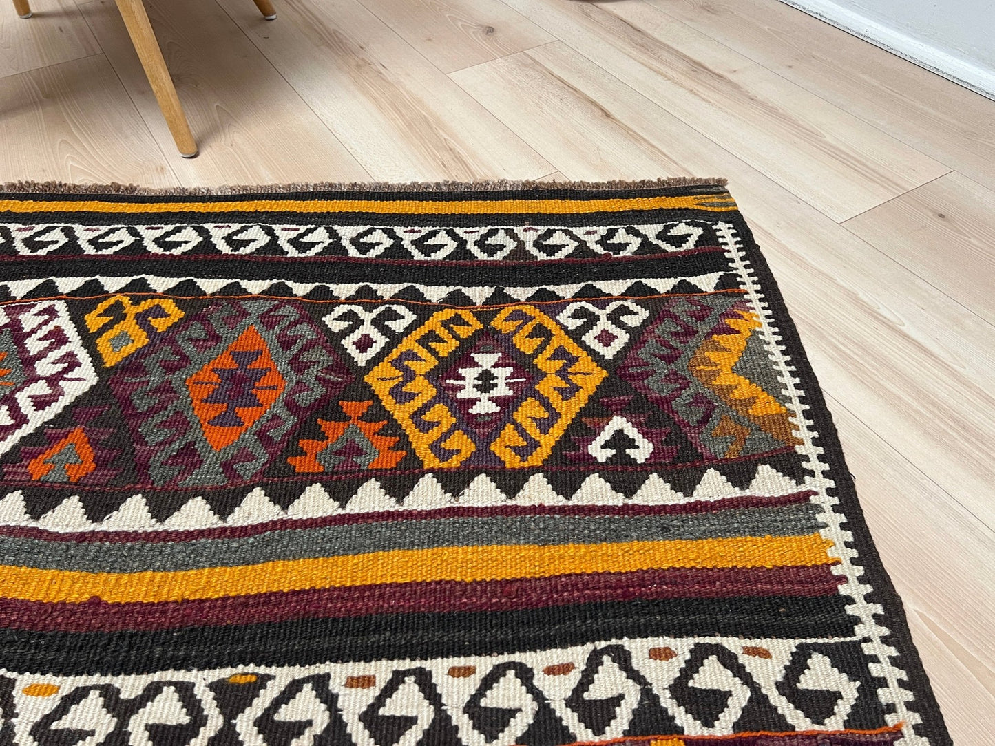 Kars handmade kurdish vintage kilim ru shop san francisco bay area. Wool tribal flatweave rug berkeley palo alto.