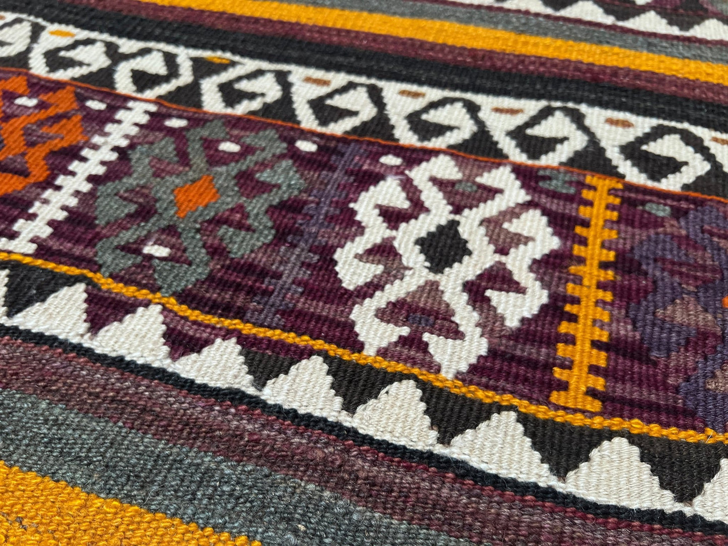 Kars handmade kurdish vintage kilim ru shop san francisco bay area. Wool tribal flatweave rug berkeley palo alto.