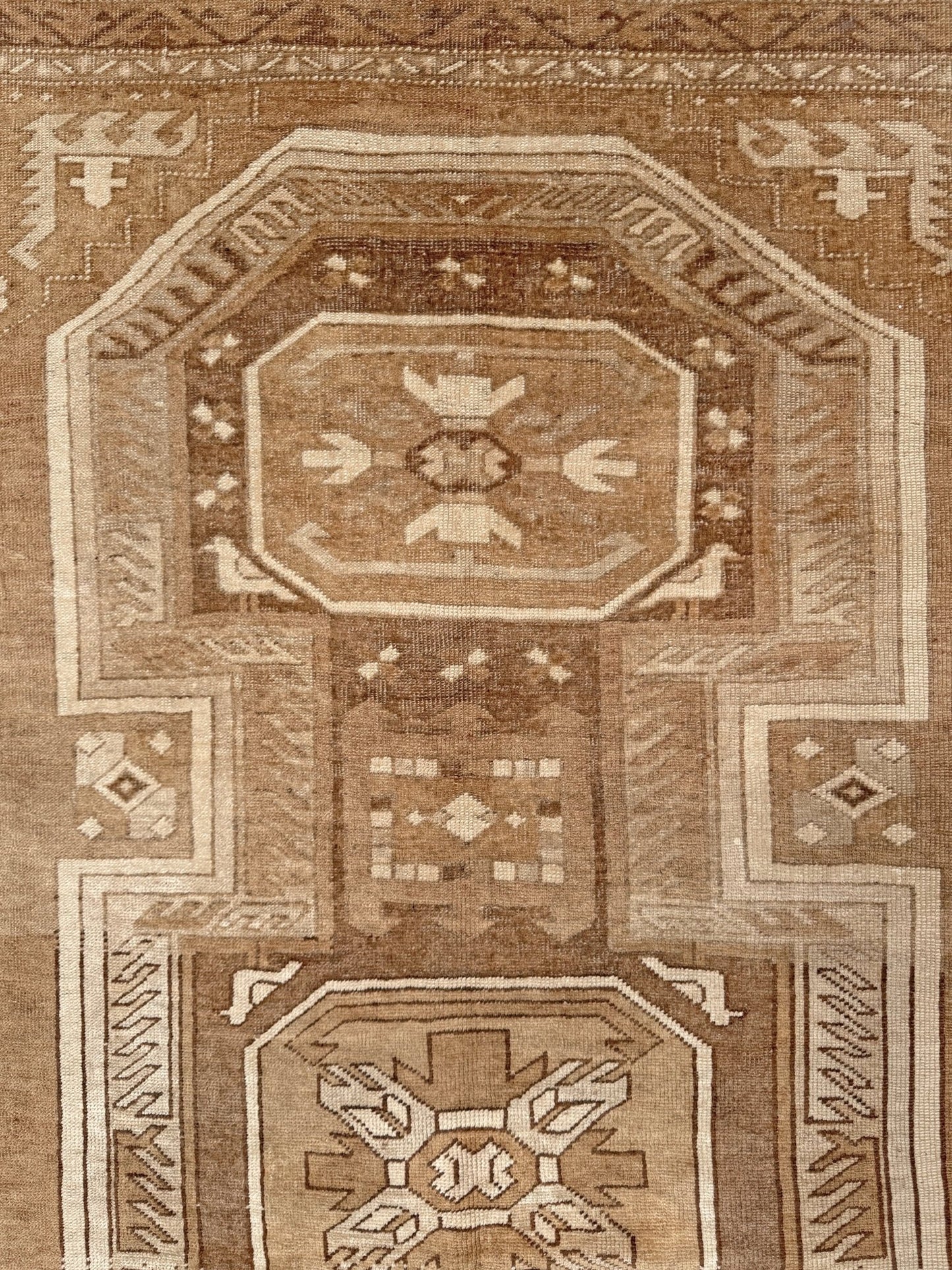 6x9 top quality vintage Kurdish transitional muted rug with rich character, perfect for bedroom, living room, or dining room decor — from the best rug shop in San Mateo, SF Bay Area, with free shipping.