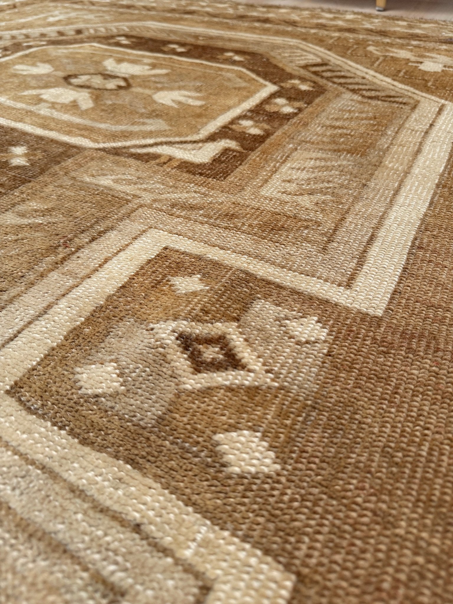 6x9 top quality vintage Kurdish transitional muted rug with rich character, perfect for bedroom, living room, or dining room decor — from the best rug shop in San Mateo, SF Bay Area, with free shipping.