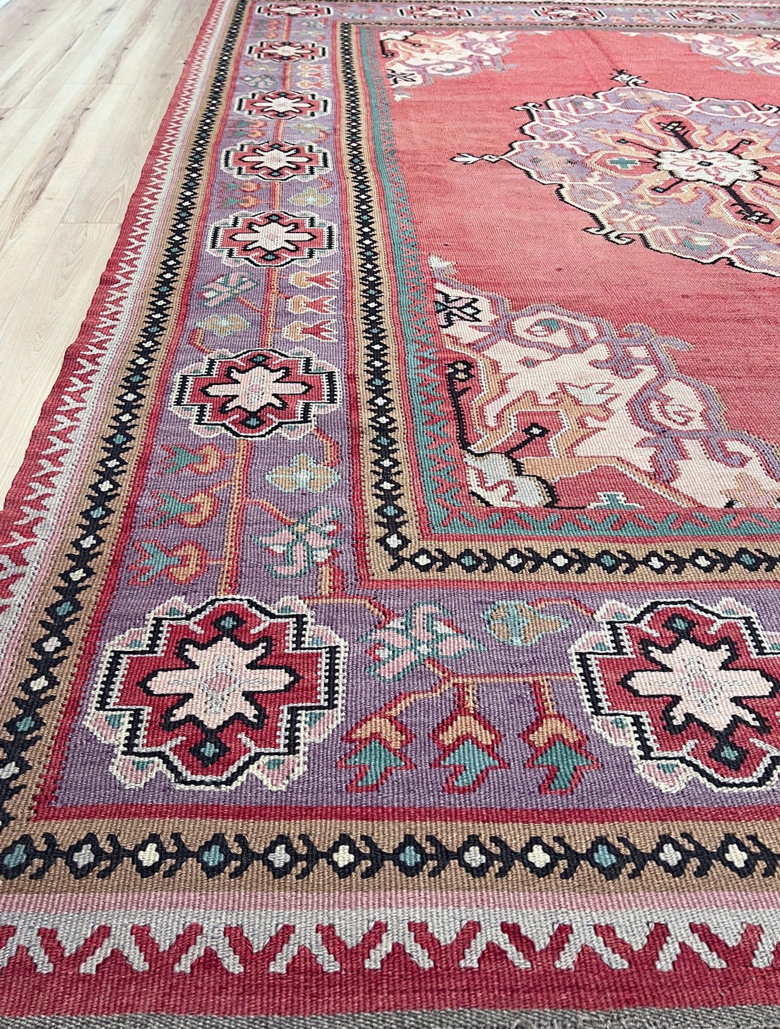 8x11 antique oushak turkish kilim flatweave rug shop san francisco bay area, berkeley. Buy kilim online free shipping to USA, Canada