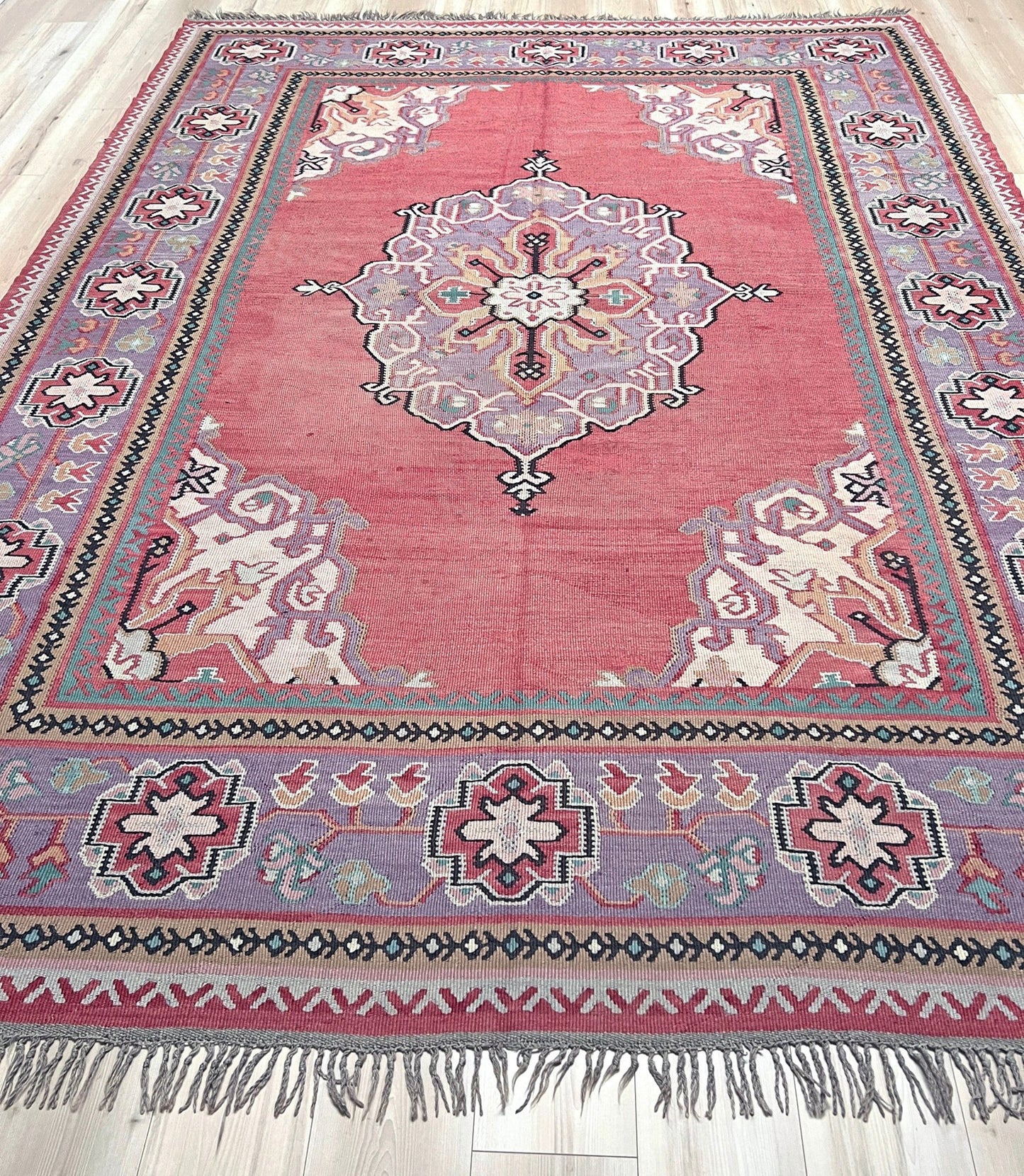 8x11 antique oushak turkish kilim flatweave rug shop san francisco bay area, berkeley. Buy kilim online free shipping to USA, Canada