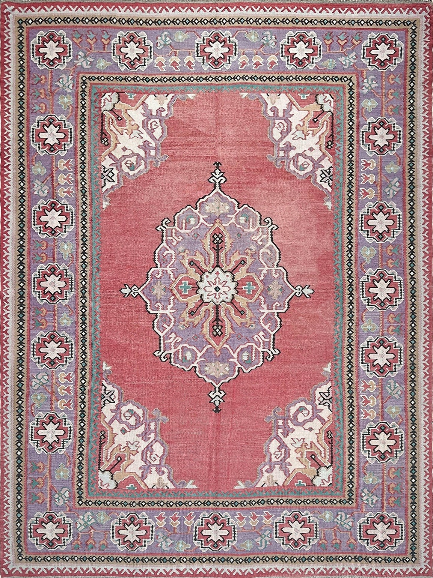 8x11 dusty rose red pink antique oushak turkish kilim flatweave rug shop san francisco bay area, berkeley. Buy kilim online free shipping to USA, Canada