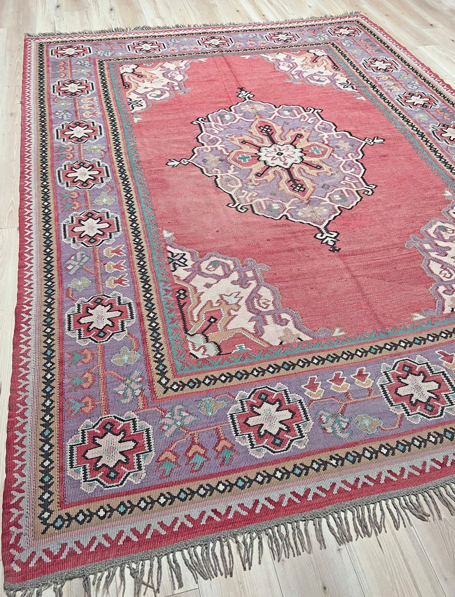 8x11 antique oushak turkish kilim flatweave rug shop san francisco bay area, berkeley. Buy kilim online free shipping to USA, Canada