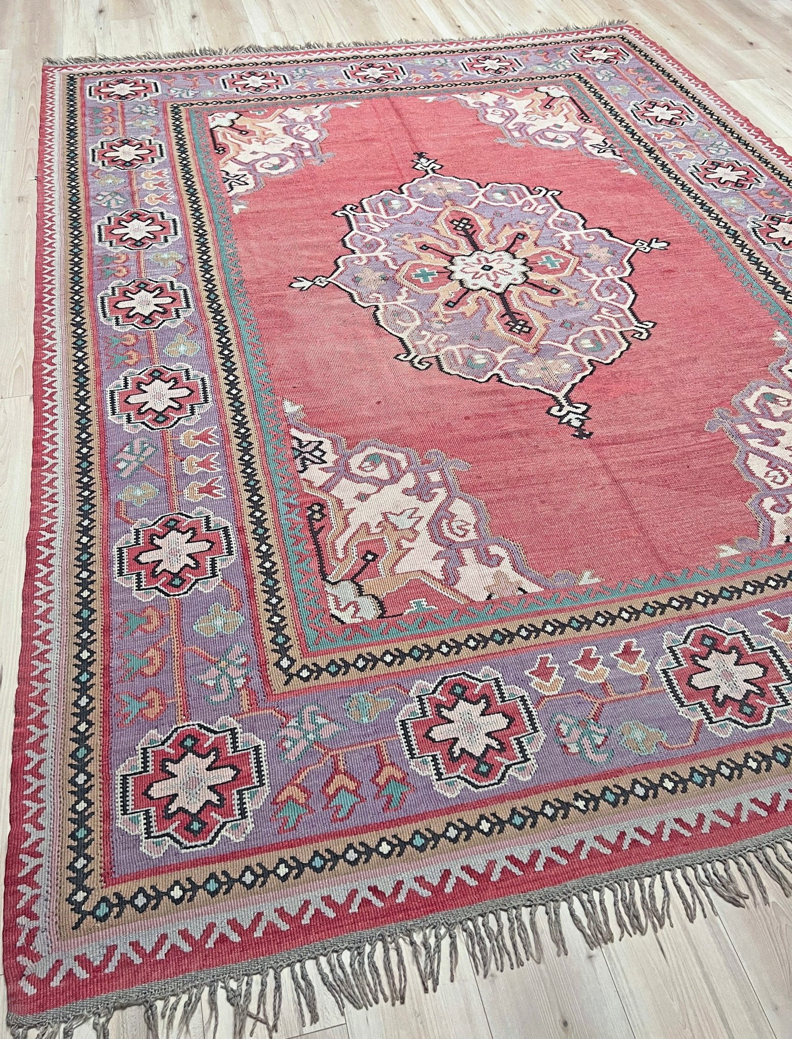 8x11 antique oushak turkish kilim flatweave rug shop san francisco bay area, berkeley. Buy kilim online free shipping to USA, Canada