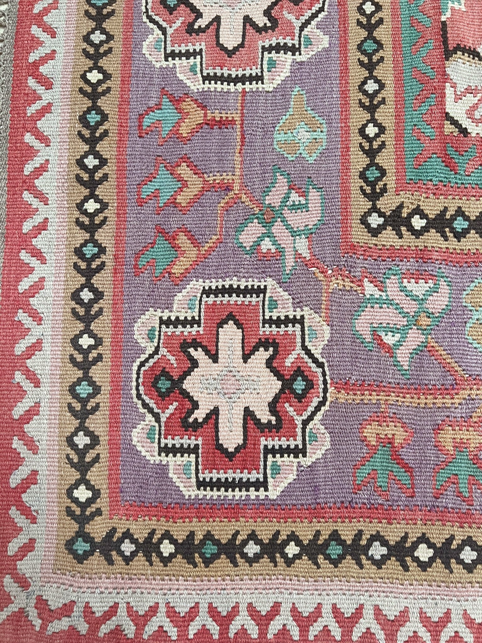 8x11 dusty rose red pink antique oushak turkish kilim flatweave rug shop san francisco bay area, berkeley. Buy kilim online free shipping to USA, Canada