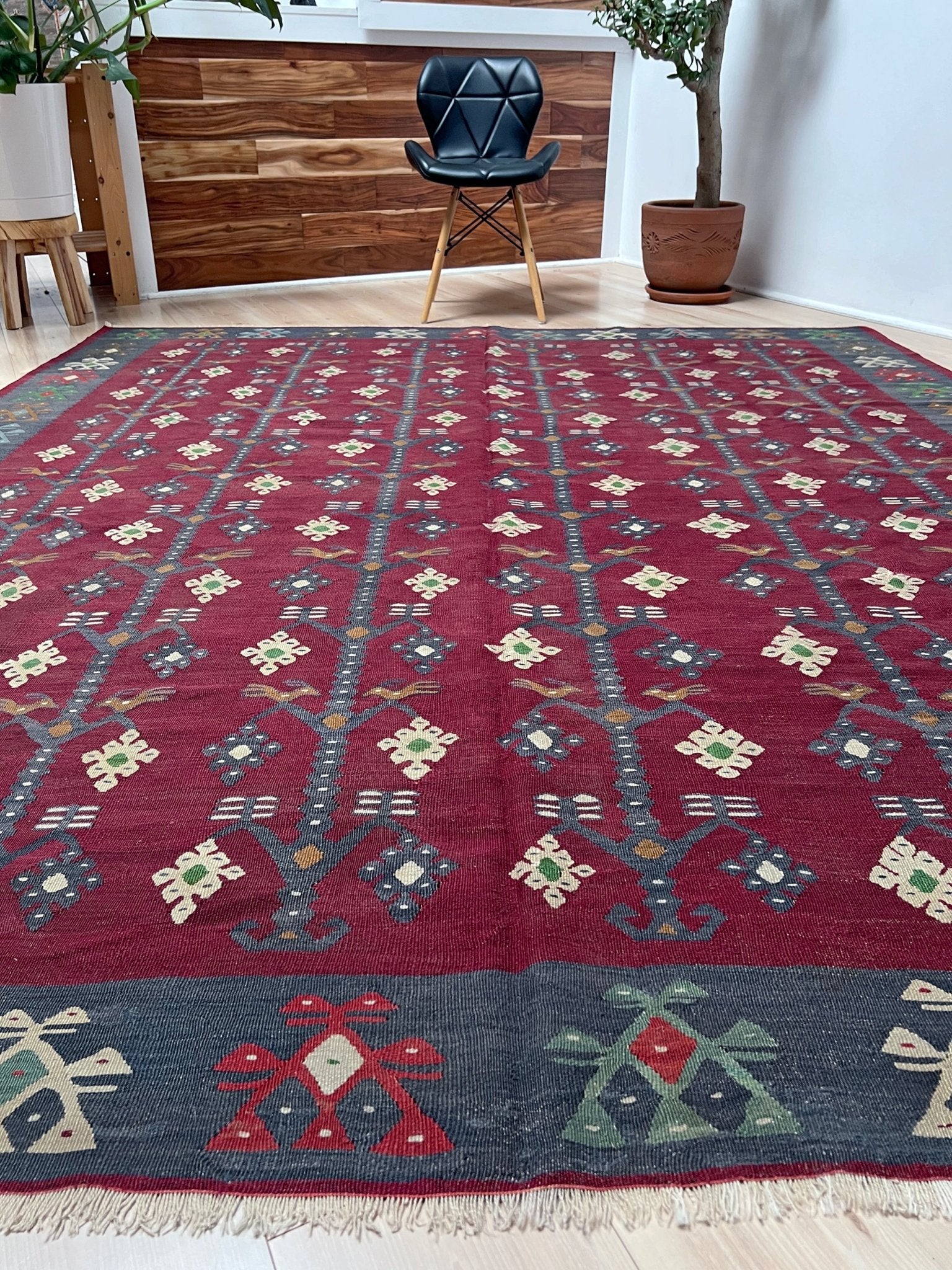 8x10 pirot vintage kilim rug shop san francisco bay area. Buy Turkish handmade wool flatweave rug online Sale 