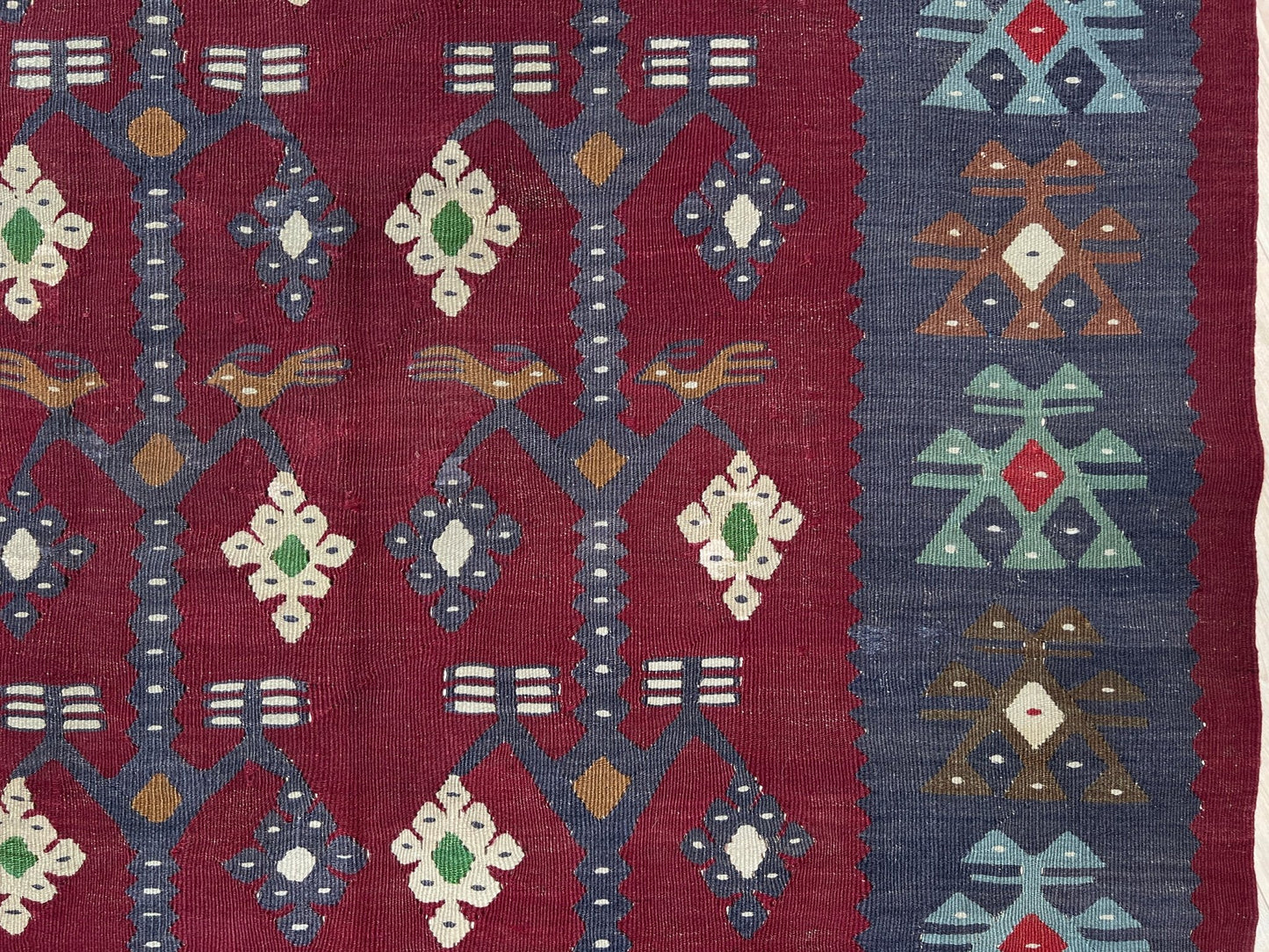 8x10 pirot vintage kilim rug shop san francisco bay area. Buy Turkish handmade wool flatweave rug online Sale 