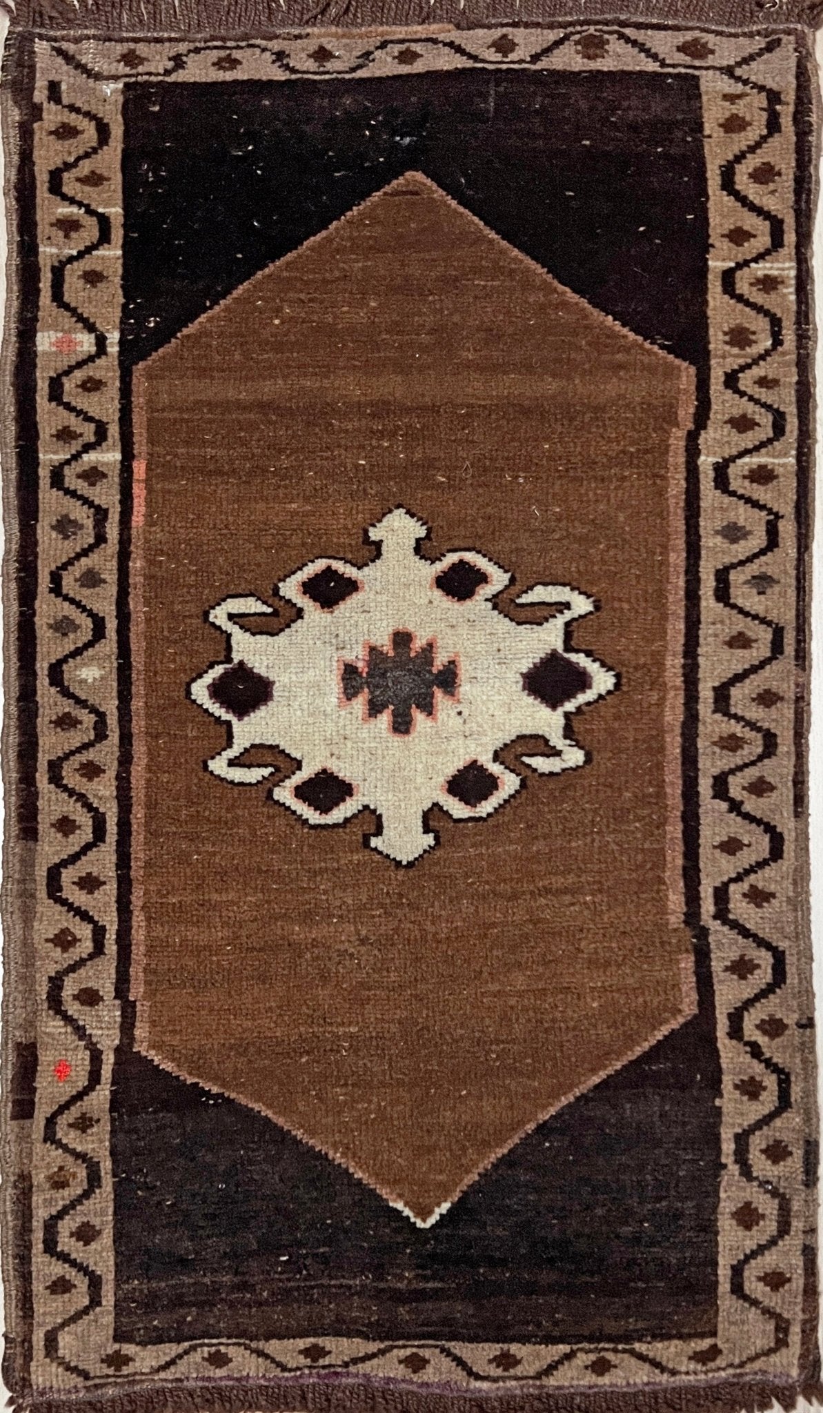 2x4 Vintage turkish wool mini rug for entry, kitchen, bathroom, under the desk. Handmade small skinny carpet rug from the best rug shop san francisco bay area. Free shipping to US and Canada.