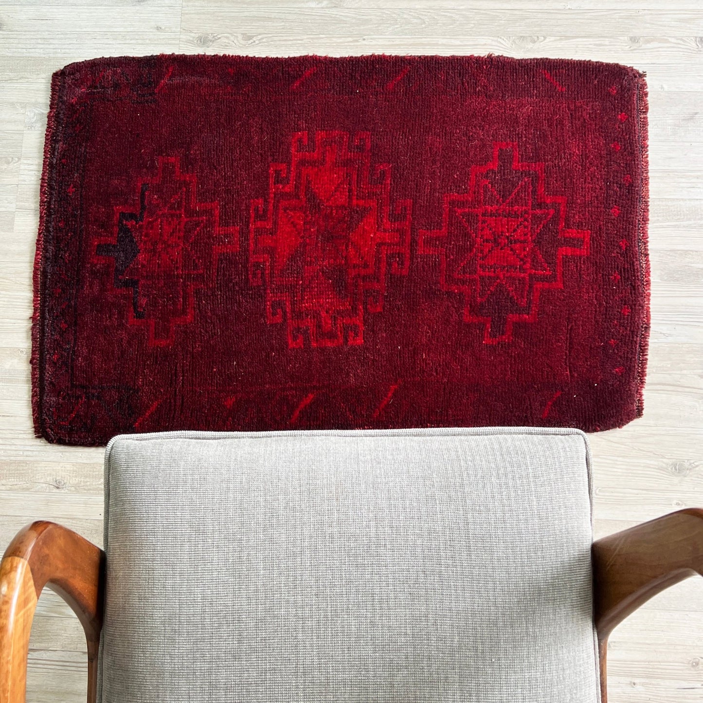handmade wool turkish mini rug bathmat doormat. Rug shop san francisco bay area.