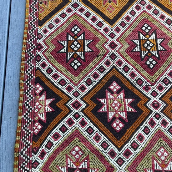 Anamur turkish kilim rug. Wide runner kilim rug. Vintage kilim rug store san francisco san mateo palo alto berkeley. Buy vintage kilim rug Canada USA. Oriental rug shop.