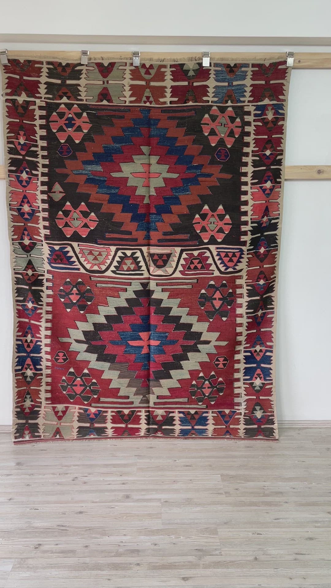 antiqua vintage anatolian kilim rug for living dining room kitchen entryway