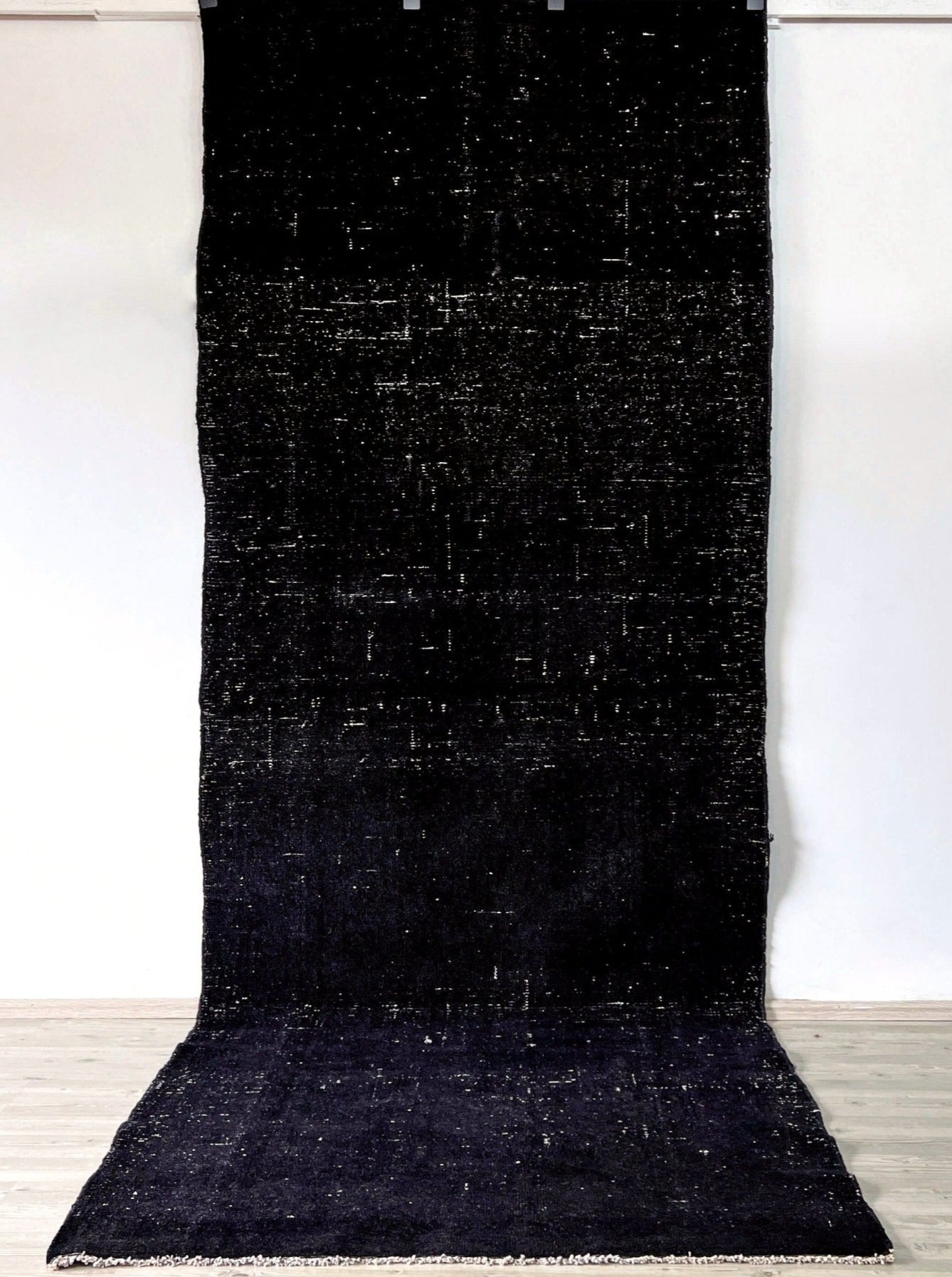 black handmade wool runner turkish rug oriental rug shopping san francisco bay area palo alto berkeley