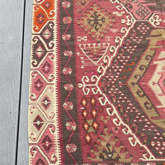 kayseri double wing antique turkish kilim rug. Kilim rug shop berkeley palo alto. Oriental rug store los altos, los gatos, san francisco. Buy kilim rug online free shipping to Canada, USA, toronto, california, oregon.