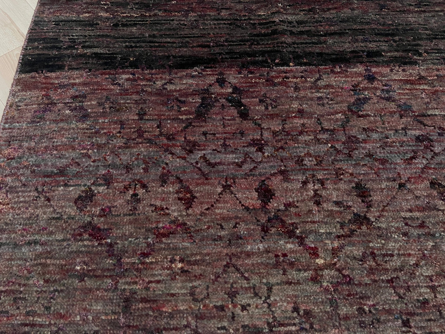 Contemporary Abstract handmade 9x12 rug. Handmade rug shop san francisco bay area. Buy oriental rug online free shipping