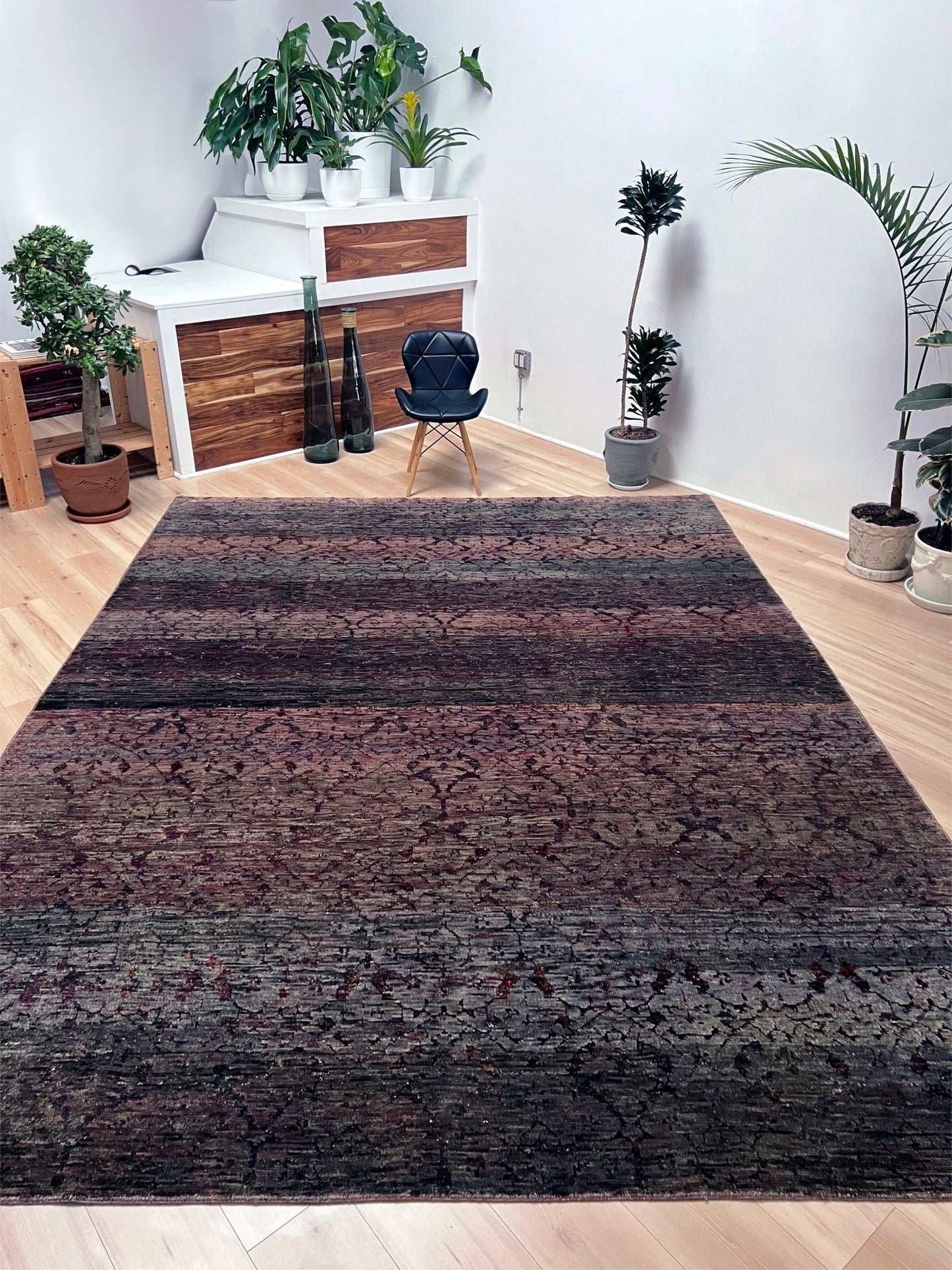 Contemporary Abstract handmade 9x12 rug. Handmade rug shop san francisco bay area. Buy oriental rug online free shipping