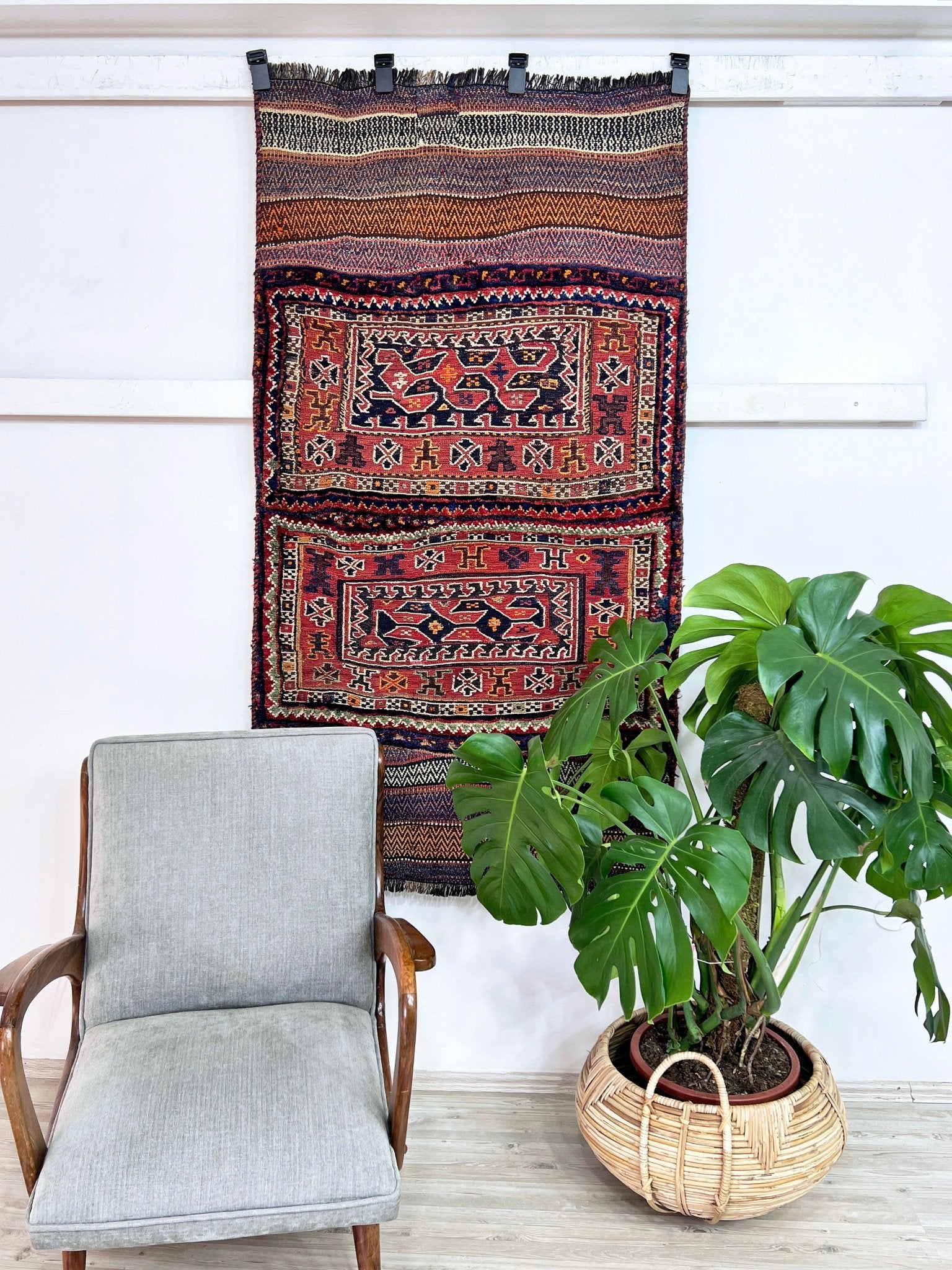 bakhtiari saddle bag oriental rug shop palo alto persian rug san francisco bay area buy vintage rug online berkeley CA