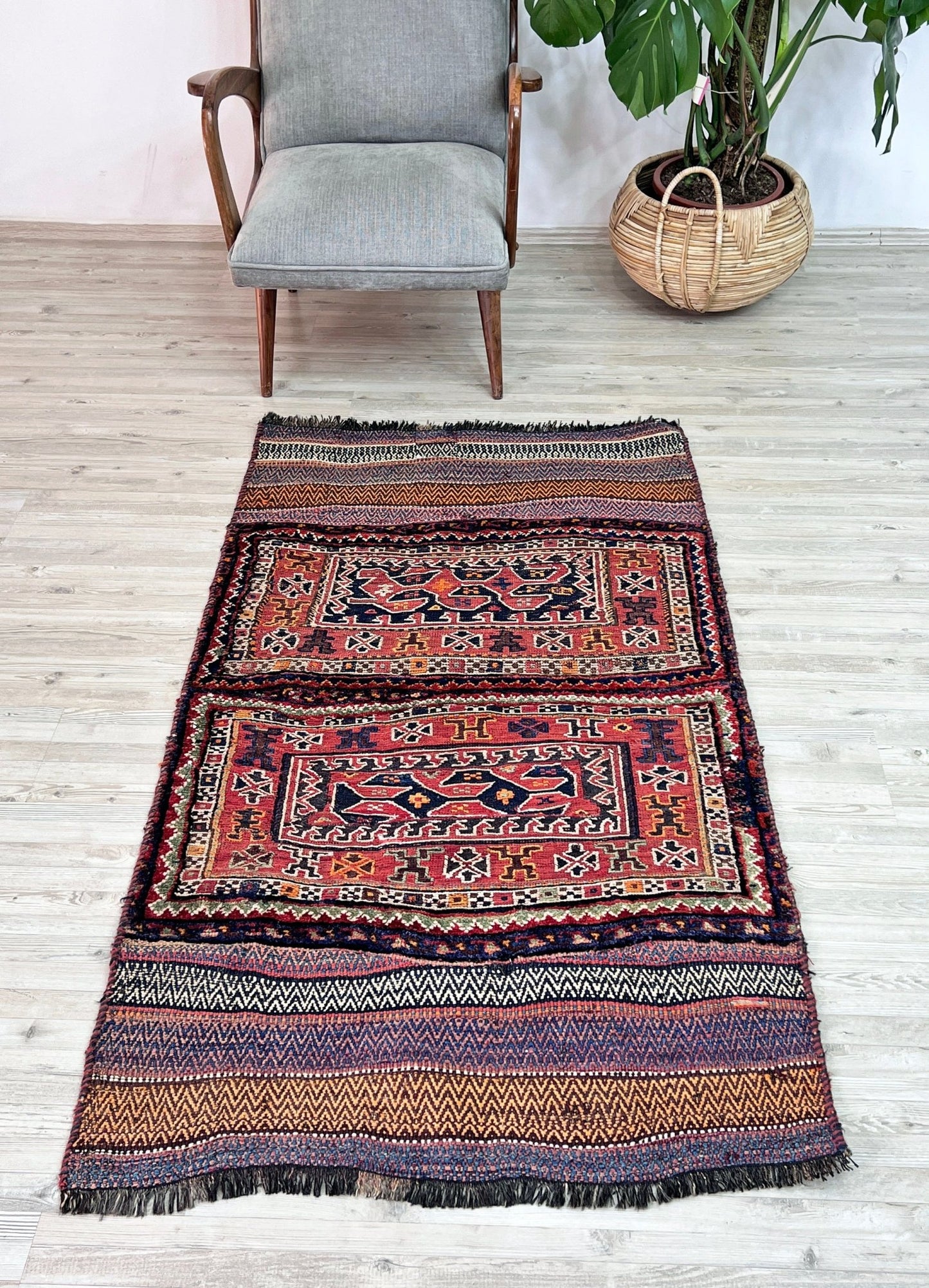 bakhtiari saddle bag oriental rug shop palo alto persian rug san francisco bay area buy vintage rug online berkeley CA