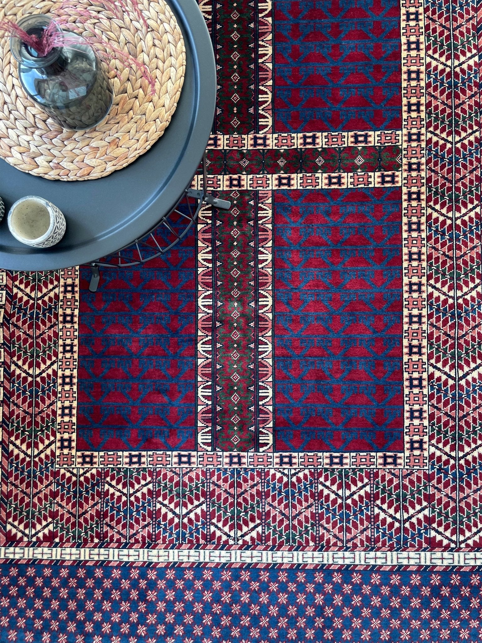 Turkmen Ensi rug. Oriental rug shop san francisco bay area palo alto berkeler.