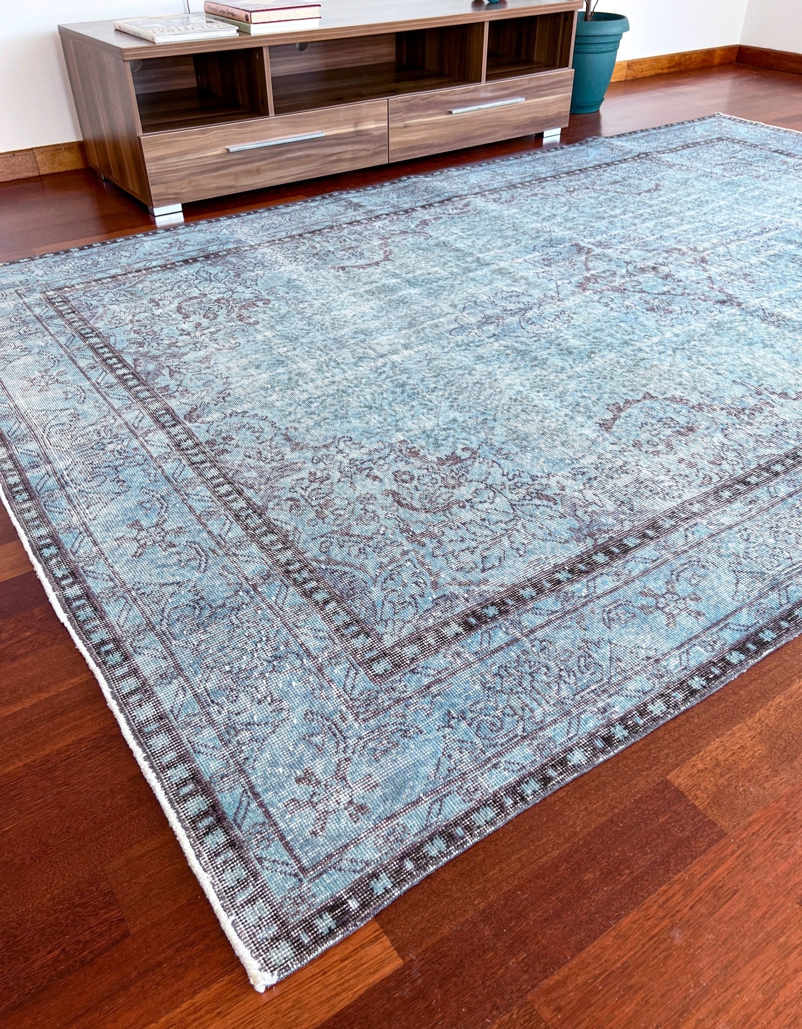 indigo blue distressed turkish rug shop san francisco bay area. Vintage rug palo alto berkeley rug shop online