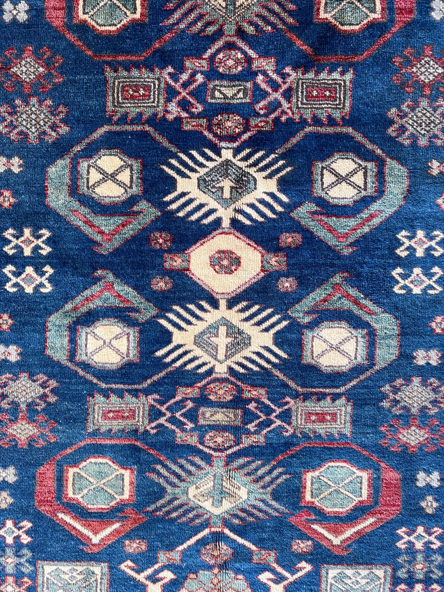 kars blue vintage turkish rug san francisco bay area oriental rug shop palo alto berkeley blue turkish rug shopping