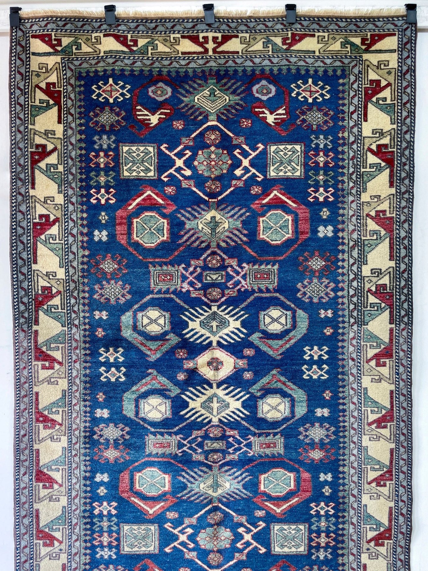 kars blue vintage turkish rug san francisco bay area oriental rug shop palo alto berkeley blue turkish rug shopping