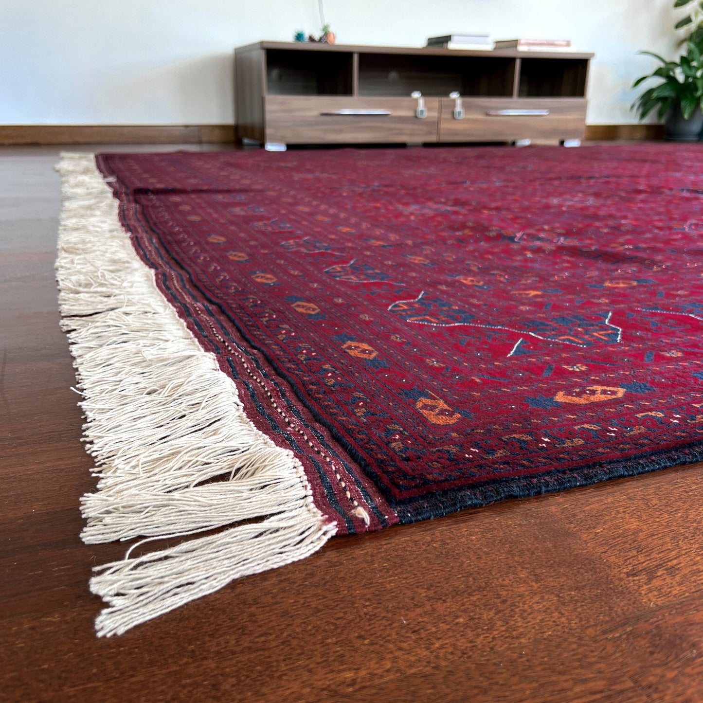 Large turkmen bilicik rug burgundy red navy blue oriental rug shop palo alto berkeley rug shopping san francisco bay area buy