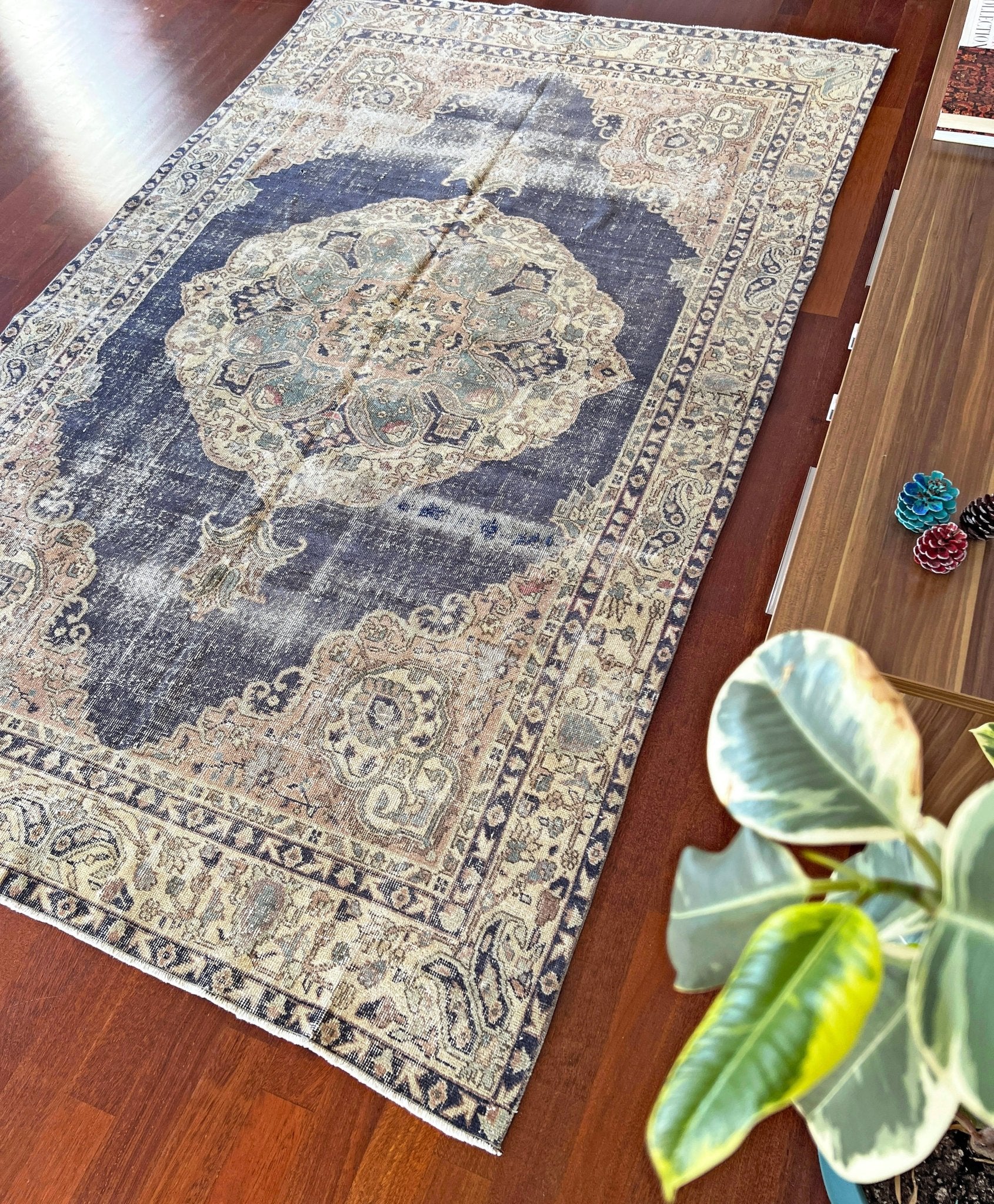 Muted vintage anatolian rug san francisco bay area rug shop. distressed overdyed turkish rug shop toronto canada