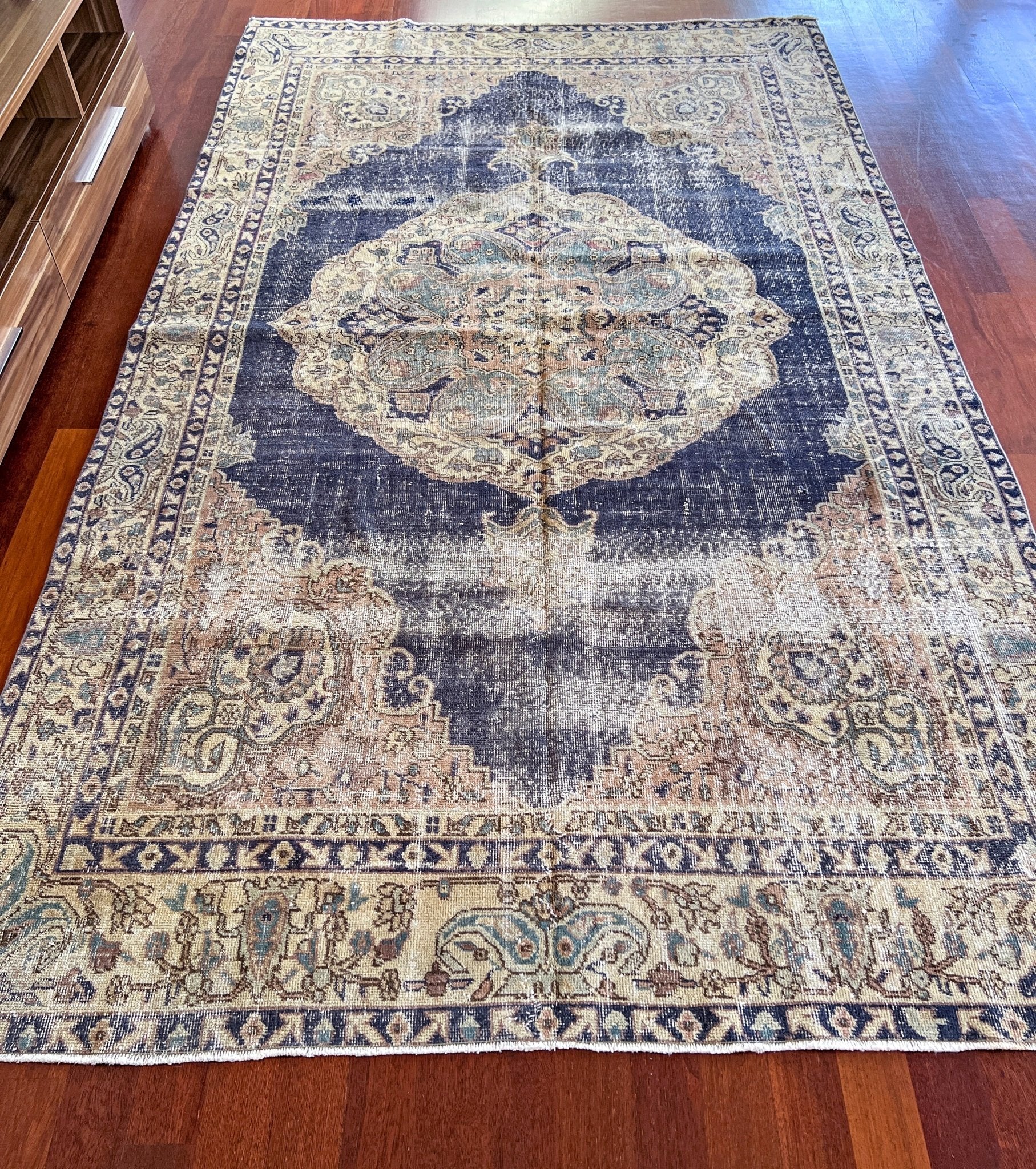 Muted vintage anatolian rug san francisco bay area rug shop. distressed overdyed turkish rug shop toronto canada