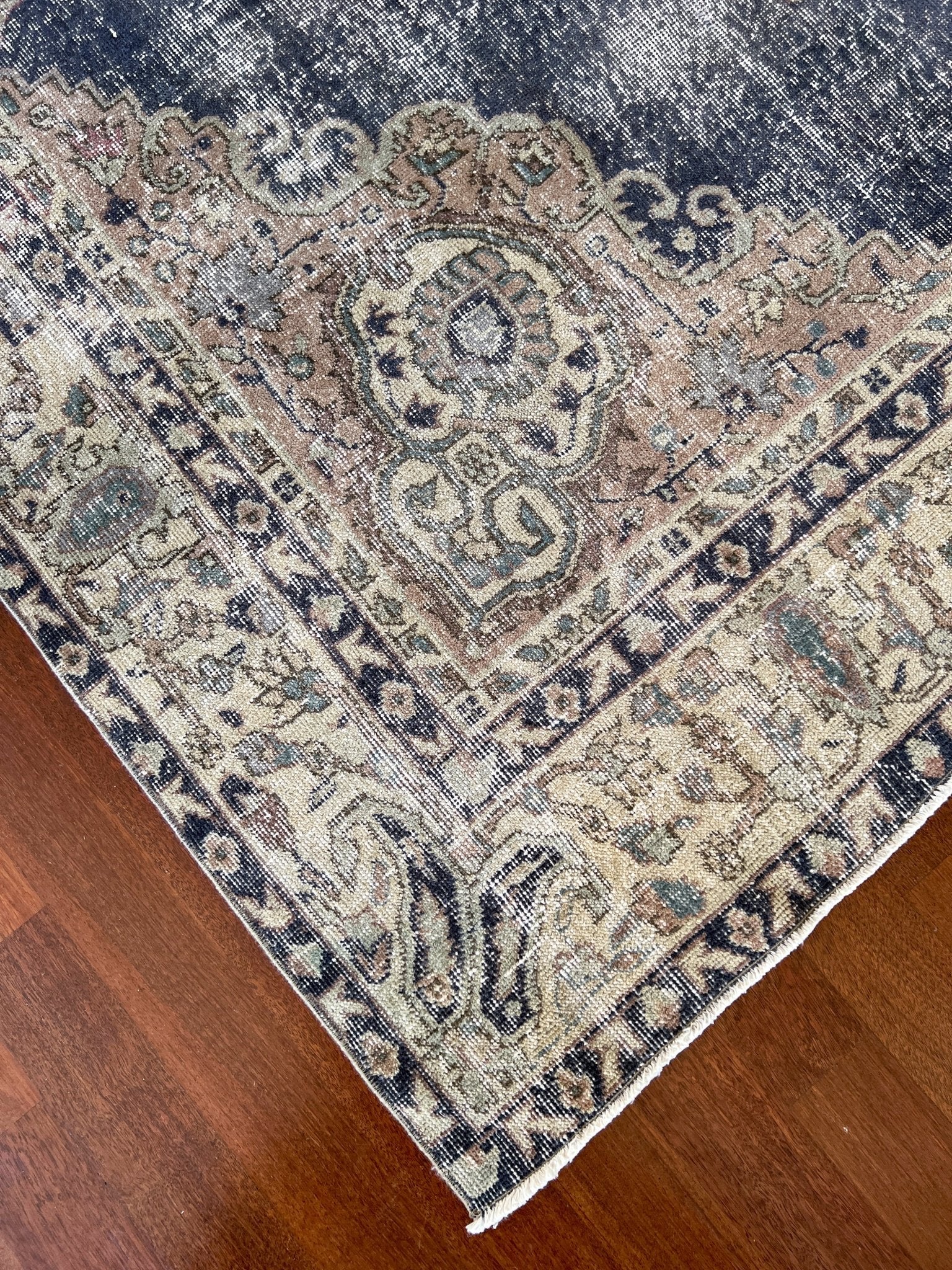 Muted vintage anatolian rug san francisco bay area rug shop. distressed overdyed turkish rug shop toronto canada