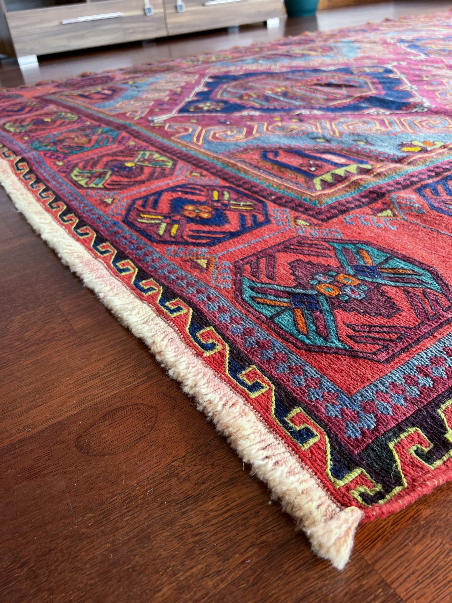 caucasian soumak rug. oriental rug shop san francisco bay area