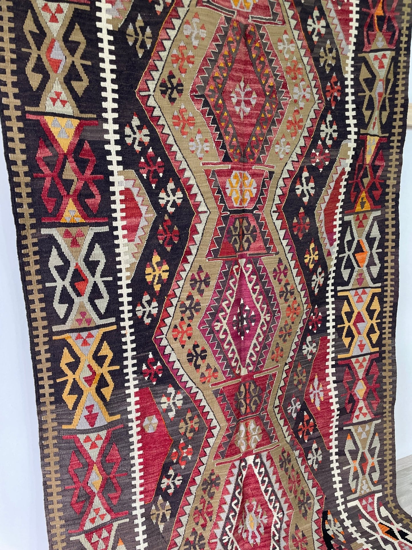 Turkish vintage wide runner kilim rug shop san francisco bay area. Oriental rug shop palo alto berkeley. Buy rug online