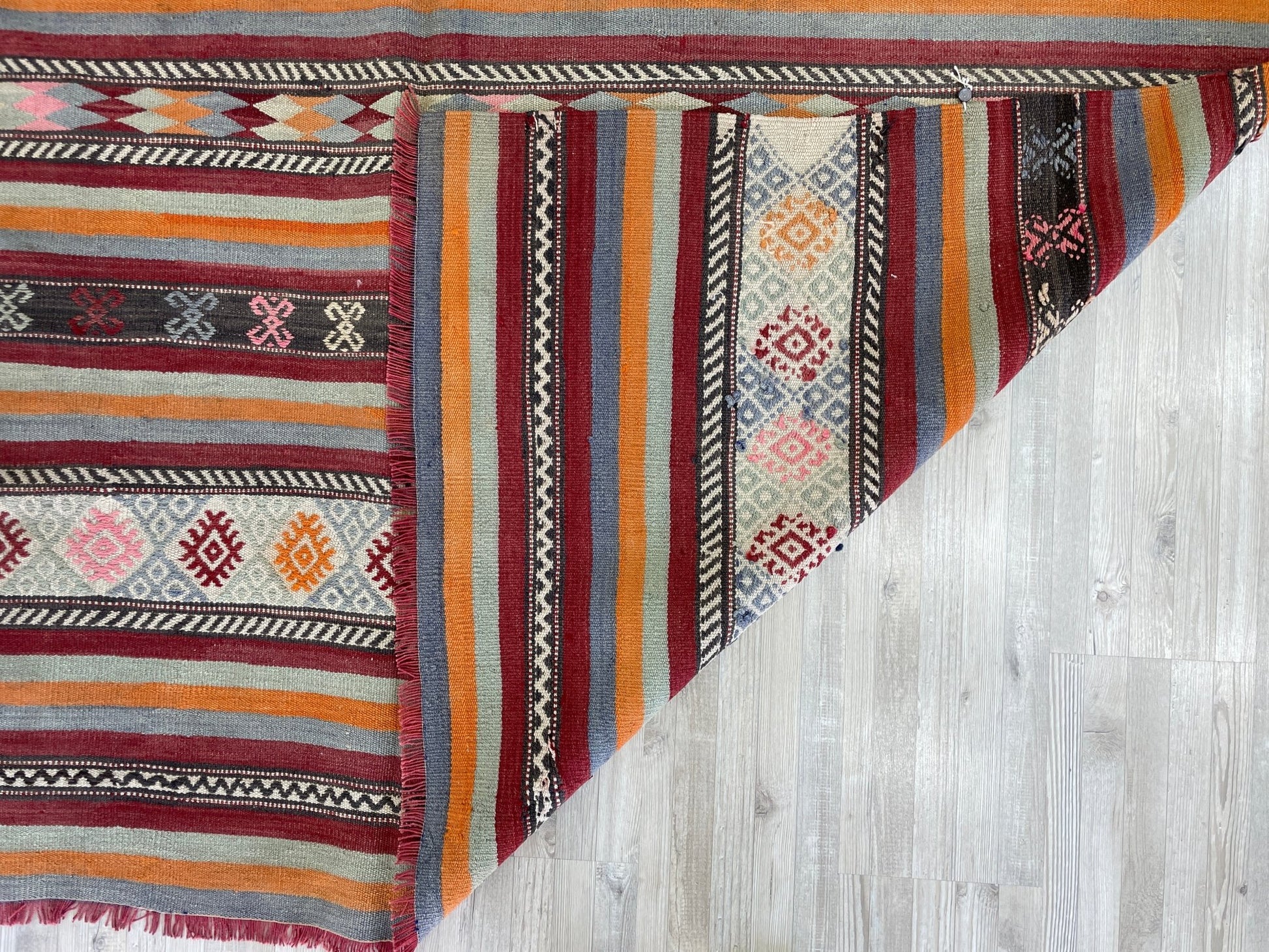 vintage kilim rug sivas cicim rug