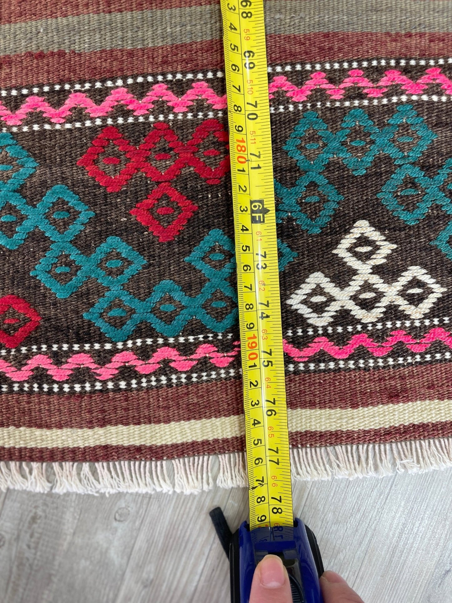 Handmade wool turkish kilim rug. Handmade rug shop san francisco Bay area.