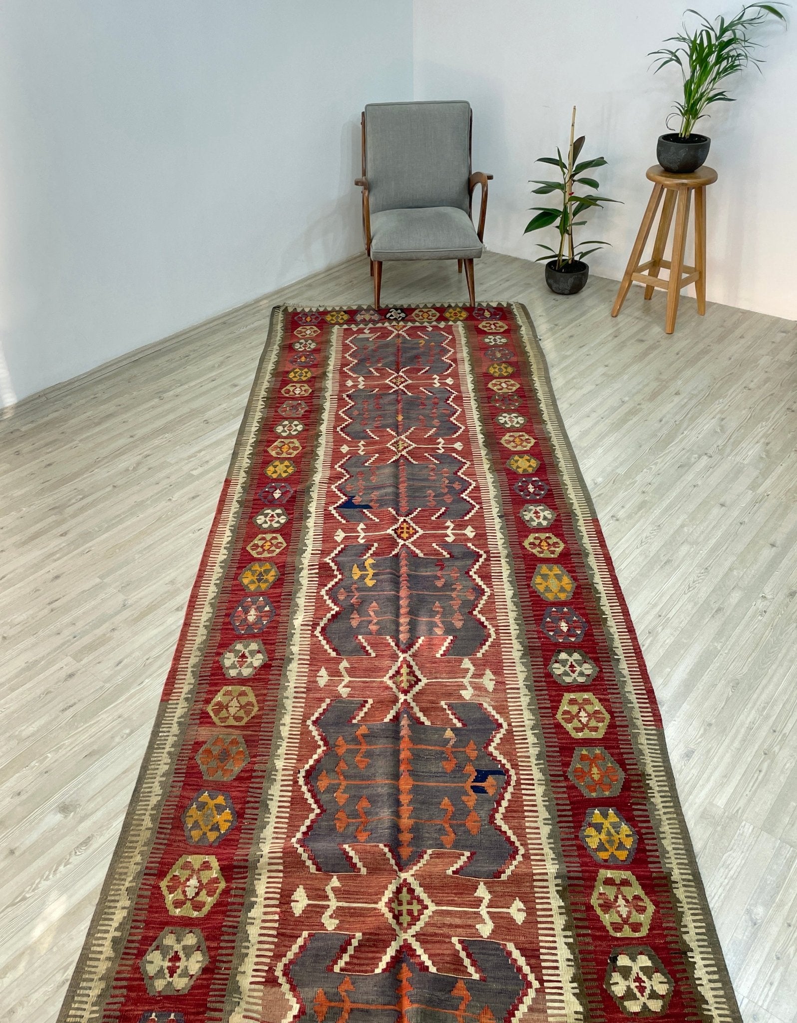 Konya vintage handmade wool turkish runner kilim rug shop san francisco bay area. Buy rug online free shipping