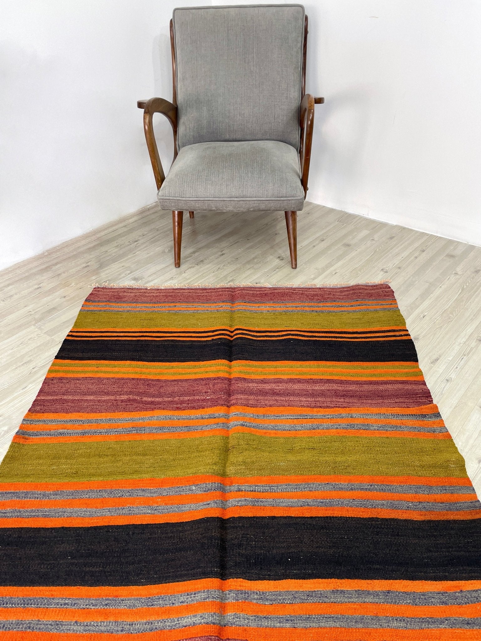turkish vintage small rug boho aztec style san francisco bay area