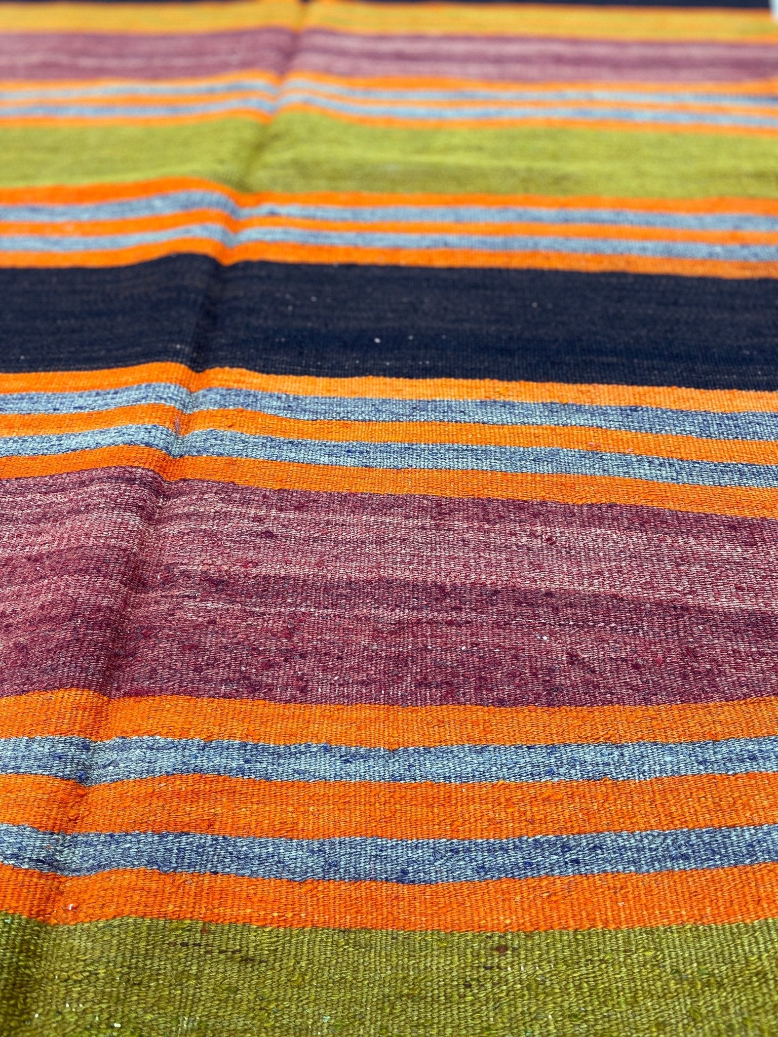 turkish vintage small rug boho aztec style san francisco bay area