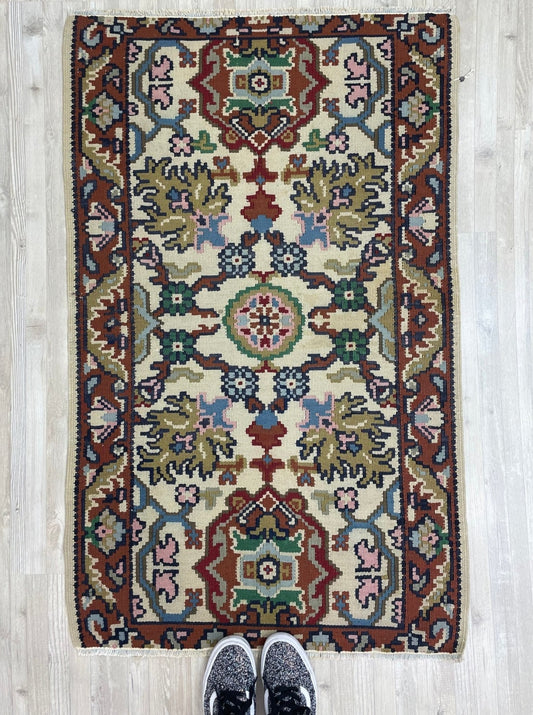 Turkish kilim mini vintage rug doormat bathroom mat san francisco bay area rug shopping online